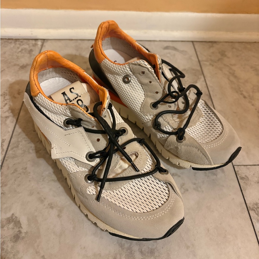 A.S.98 Denastar Airstep Leather Mesh Sneakers